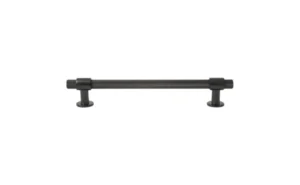black knurled bar handle 160cc (no.148)
